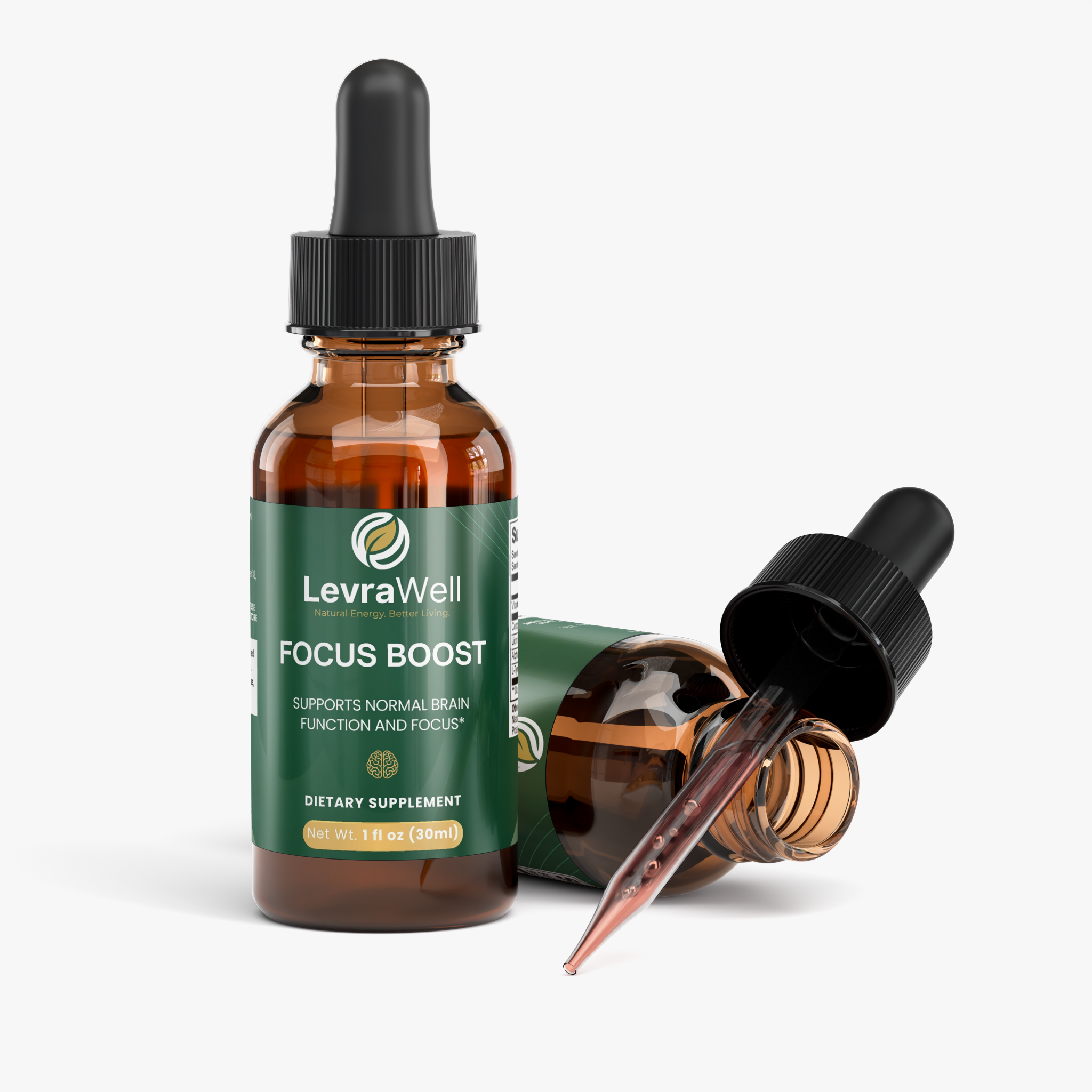 Focus Boost | Mushroom Energy & Focus Drops.